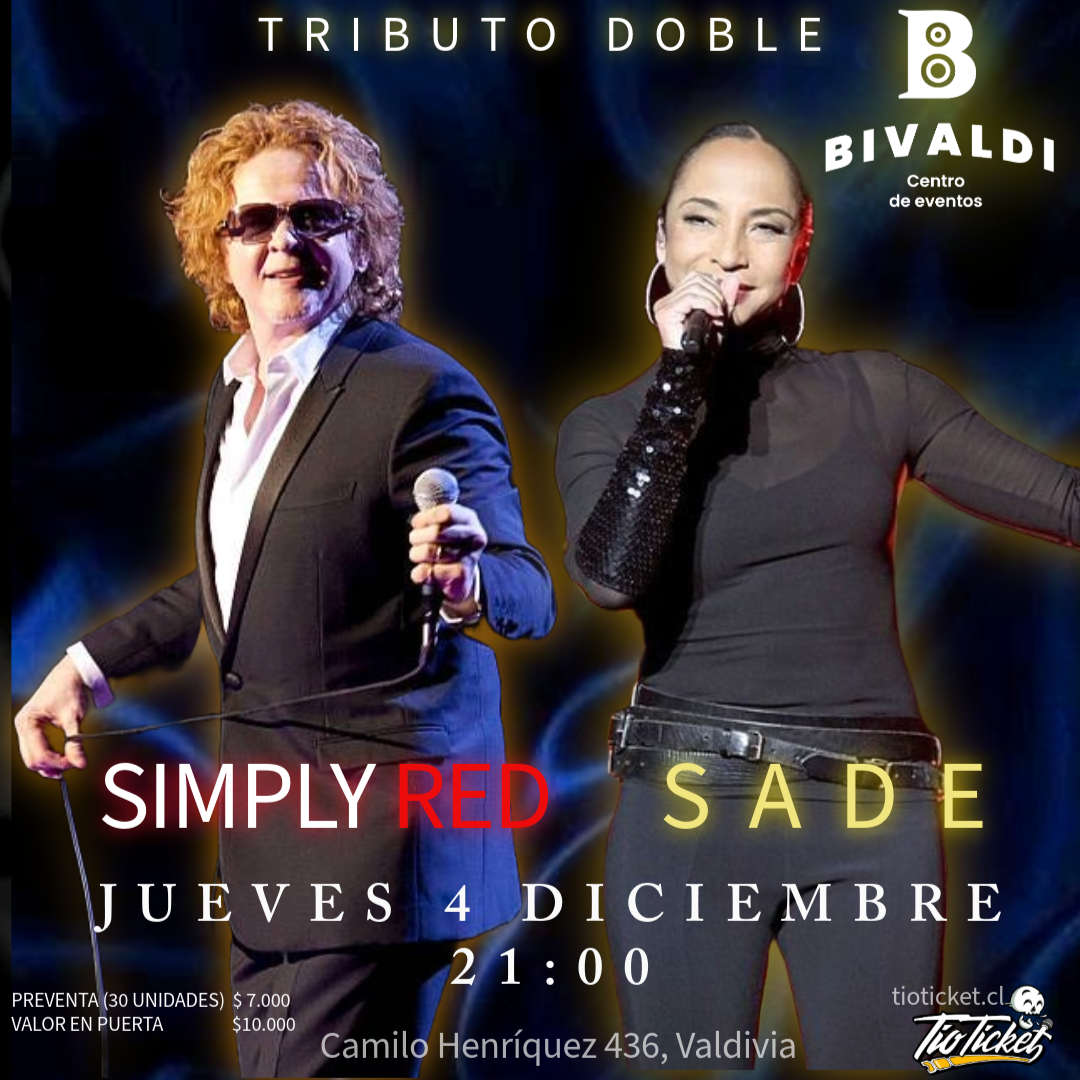 TRIBUTO DOBLE SADE + SIMPLY RED