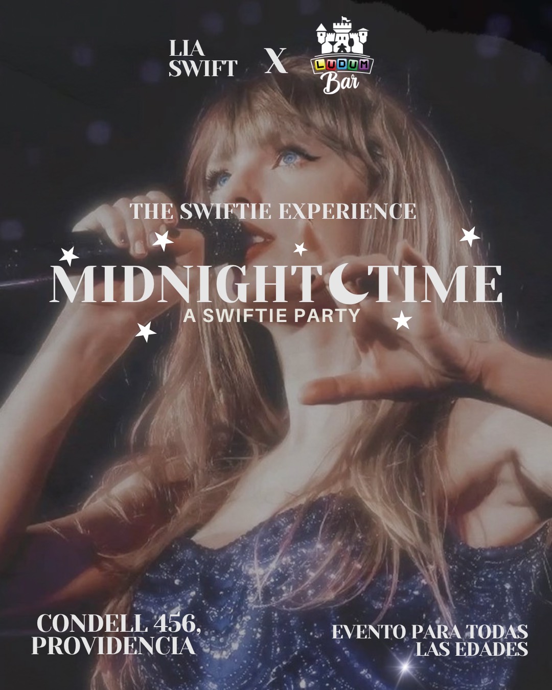 MIDNIGHT TIME: Fiesta Swiftie en LudumBar 0