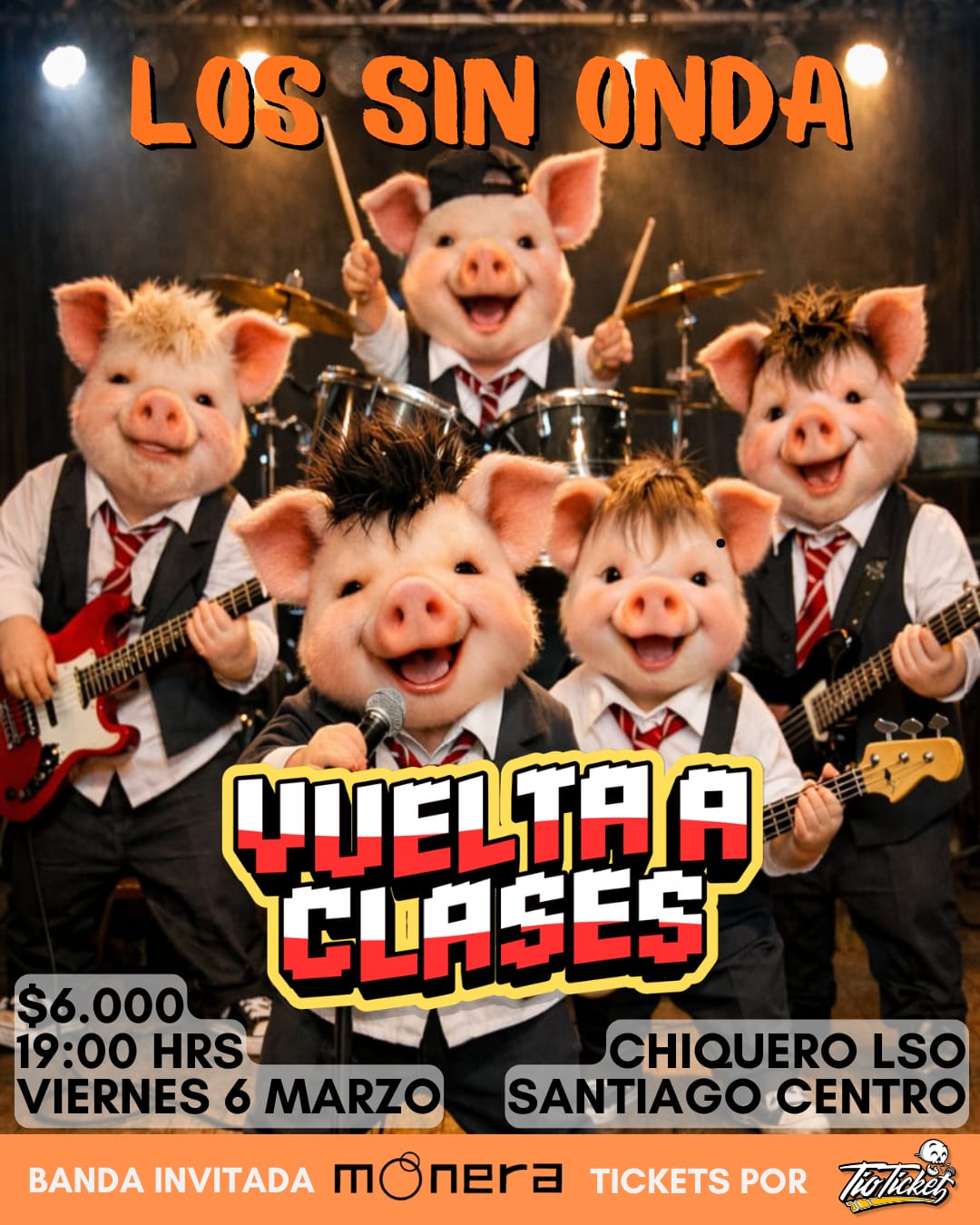 Vuelta a clases con Los Sin Onda 